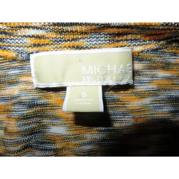 Michael Kors Cropped Space Dyed Top in  yellow size Small - Picture 4 of 6